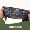 JENCENBIO Compostable Portable Toilet Bags, 5 Gallon 20Liter Extra Thick 0.87 Mils Compost Black Garbage Bags for Toilet Chair with US BPI ASTM D6400 and Europe OK Compost Home Certified 45 Counts view 3