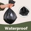 JENCENBIO Compostable Portable Toilet Bags, 5 Gallon 20Liter Extra Thick 0.87 Mils Compost Black Garbage Bags for Toilet Chair with US BPI ASTM D6400 and Europe OK Compost Home Certified 45 Counts view 4