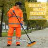 18" Push Broom Outdoor Heavy Duty, Snow Broom with Long Handle, Shop Broom Garage Push Broom for Garden, Patio, Garage, Bathroom, Kitchen, Tub, Carpet, Tile, Deck, Concrete, Industrial (Orange) view 4