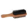 2-side Men Nylon Bristle Beard Mustache Brush with Wood Handle 3 Size B view 2