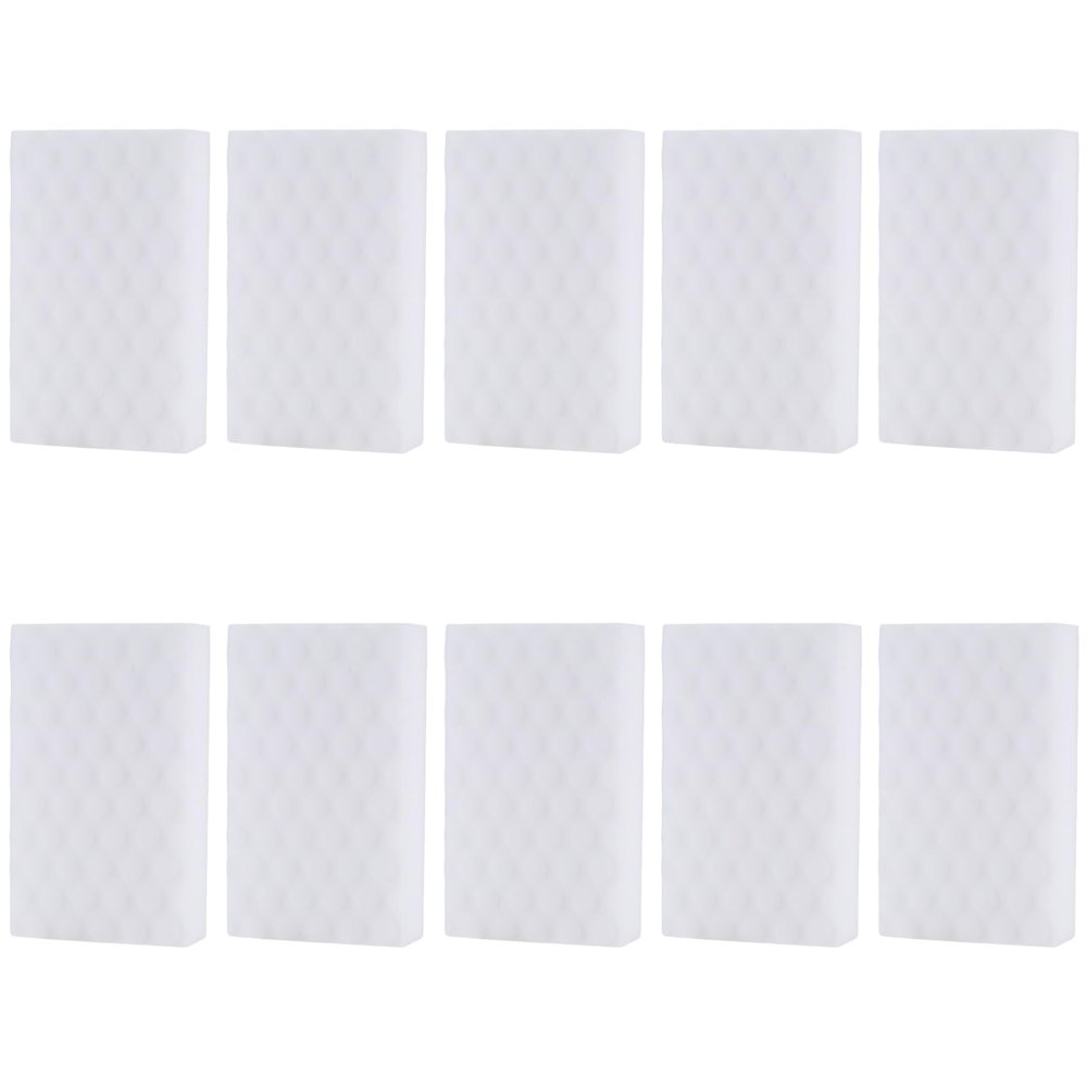 Diheohg 10 Pieces Magic Cleaning Sponge Eraser Multifunctional Advanced Nano Wiper Foam Cleaning Pad Household Cleaning Pad