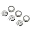3X Shaver Heads Foil Blade Cutters FitsCompatible for Philipsphilishave Shaving Razor HQ2 20 view 2