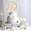 First Holy Communion Cake Topper, Christian Baptism, God Bless Cake Decor, Wedding Baptism Christening Baby Shower Birthday Party Decorations Gold Glitter view 3