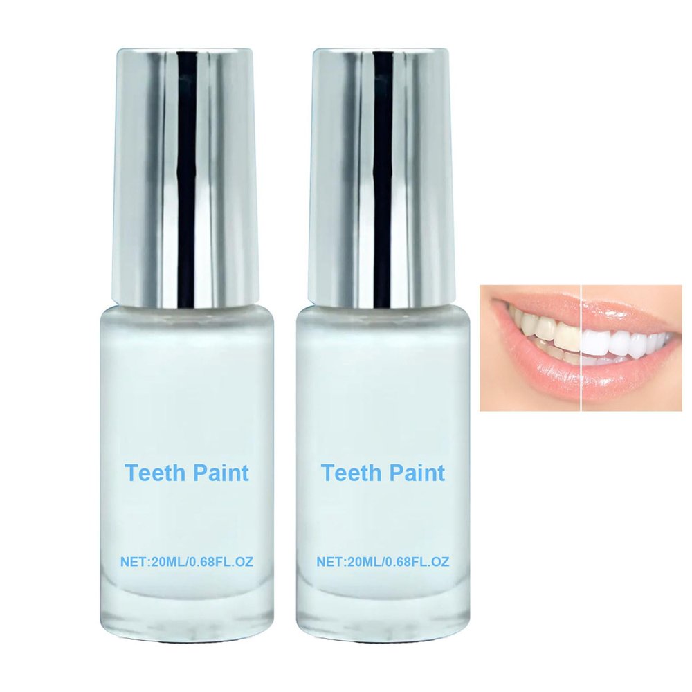 Tooth Paint Kit, Instant Teeth Whitening Paint (2pcs)