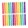 KONTONTY DIY Stick Ice Cream Wood Sticks 100pcs Colorful Smooth Surface for Candy Making Sweet Treat Crafting view 1