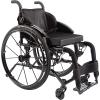 PNAJFUEL Adult Manual Wheelchair Ultra-Light Aluminum Alloy Wheelchair All-Terrain Sports Wheelchair/Black_36Cm/Add Armrests view 1