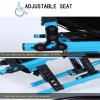 PNAJFUEL Adult Manual Wheelchair Ultra-Light Aluminum Alloy Wheelchair All-Terrain Sports Wheelchair/Black_36Cm/Add Armrests view 4