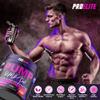 ProElite Pump Unleash Nitric Oxide Booster 270g, Pre Workout Powder, 30 Servings with Beta Alanine, Caffeine, Arginine (AAKG), Citrulline, Vitamin B3 - B12 (270g, Orange) view 2