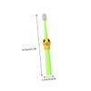 HOMOCONO 4pcs Kids Oral Care Toothbrush Set with Cartoon Bristle Design, Comfortable Pp Material and Adorable Shape, for Encouraging Healthy Teeth Cleaning Habits for Boys and Girls view 2