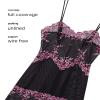 Wacoal Women's Embrace Lace Sheer Mesh Chemise Lingerie, 814191, Micro Chip Multi, 2X view 3