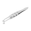 Beatifufu Meibomian Blocked and Stainless Steel Tip Tweezers Round Gland Precision, Treatment Relief Massage Tweezers Designed to Unclog Glands for Eye Bag Stye Eyelid view 1