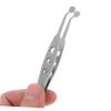 Beatifufu Meibomian Blocked and Stainless Steel Tip Tweezers Round Gland Precision, Treatment Relief Massage Tweezers Designed to Unclog Glands for Eye Bag Stye Eyelid view 3