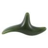 Swiixxer Natural Green Beeswax Jade Face Gua Sha Triple-Cornered Massager Board Rod Body Foot Acupoint Massage Stick Health Tool view 1