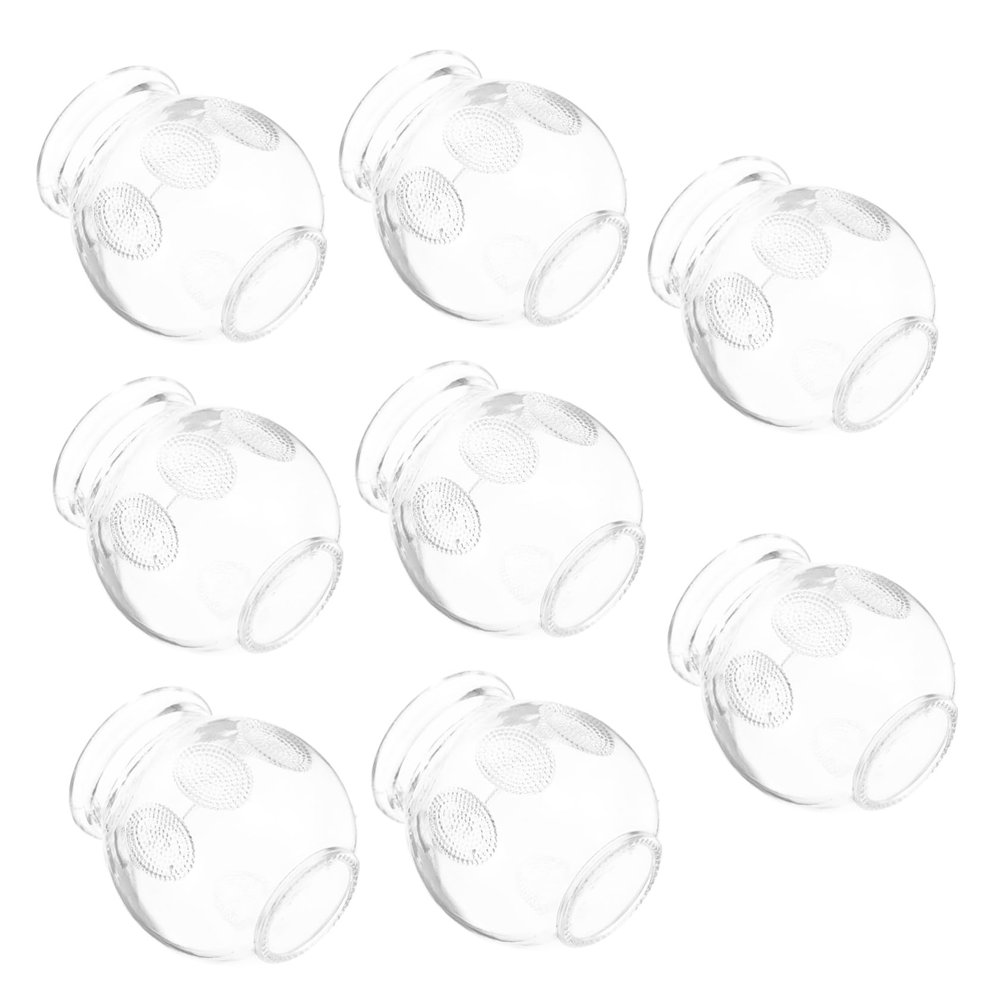 Vacuum Cupping Jar 8pcs Thickened Glass Cupping Set