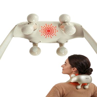 SKG Neck Massager for Pain Relief Deep Tissue 6D Kneading Massage & Heat, Cordless Shiatsu Shoulder Massager with Heat, Massage Tools for Neck Pain Relief, Gift for Men Women Home Office Use, H7 Ultra