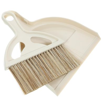 SECFOU Keyboard Cleaner Dustpan Brush Hard Bristle Cleaning Tool for Home Car