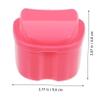 GARVALON 4Pcs Portable Retainer Holder Cases Lightweight ABS and PP Material Suitable for Outdoor Activities and Indoor Use Professional Denture Storage Box view 2