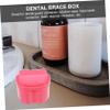 GARVALON 4Pcs Portable Retainer Holder Cases Lightweight ABS and PP Material Suitable for Outdoor Activities and Indoor Use Professional Denture Storage Box view 4
