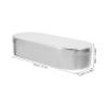 Healvian Silver Aluminium Thermometer Storage Box with Lid, Sturdy and Easy to Use Thermometer Holder for Home Use, Compact Health Tool Storage Case with Sleek Elegant Appearance view 2