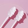 30Pcs Baby Tongue Cleaner with Paper Handle Infant Toothbrush Baby Cleaning Stick Soft Gauze Toohthbrush view 4
