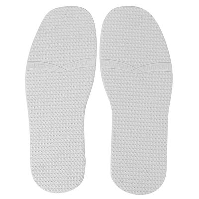 Shoe Soles, Shoe Replacement Rubber Full Out Sole, One Pair (White)
