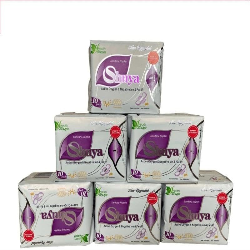 10 Packs Anion Sanitary Pads Daytime use Feminine Hygiene Product Cotton Sanitary Napkin Health Shuya Anion Panty Liner
