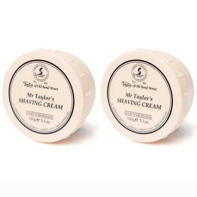 Taylor of Old Bond Street Mr Taylor Shaving Cream Bowl 150g 2-Pack