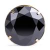 Custom Plugs Gold Black Diamond Metal Ear Gauge/Plug (24mm) view 3