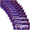 Fingers Biscuits Bundle with Fingers Milk Chocolate Biscuits 114g - 10 Pack | Crisp Biscuits Covered With Milk Chocolate (48%), Suitable For Vegetarians. view 2