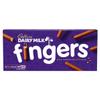 Fingers Biscuits Bundle with Fingers Milk Chocolate Biscuits 114g - 10 Pack | Crisp Biscuits Covered With Milk Chocolate (48%), Suitable For Vegetarians. view 3