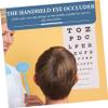 Handheld Plastic Eye Occluder 6pcs Set for School Exams view 4