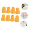 COLLBATH 8pcs Rubber Cane Tips for Walking Stick, Non-Slip Foot Pads, Replacement Ferrules Greater Stability, Anti-wear Support for Mobility Aids view 2