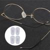 10 Pairs Air Bag Eyeglass Nose Pads Air Chamber Eyeglasses Nose Pads D-Shape Push-in Soft Silicone Nose Pads view 4
