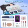 Insulin Pen Case with Temperature Display - Insulin Cooler Travel Case with 2 Ice Packs 160g, TSA Approved Medicine Travel Cool Bag for Diabetic Supplies by YOUSHARES (Green) view 3