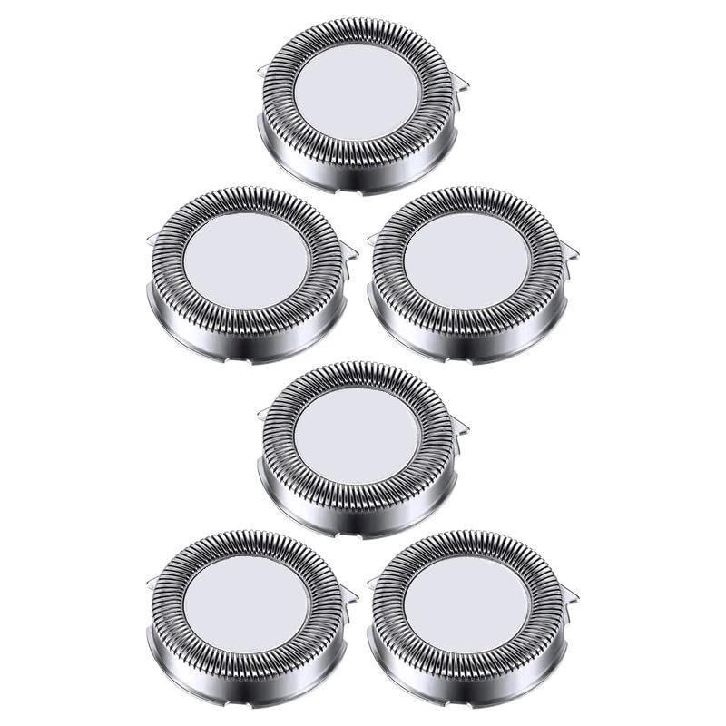 6Pcs SH30/50/52 Shaver Replacement HeadsCompatible for PhilipsElectric Shaver Series 1000, 2000, 3000, 5000 Blade Head