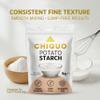 Chiquo Potato Starch - 2kg | Vegan Friendly & GMO Free | Premium Quality Thickening Agent for Sauces, Soups, and Baking | Resealable Pack for Freshness view 4