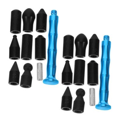 GLEAVI 2sets Concave and Tool for Car Body Dent Removal Tools Interchangeable Heads for Auto and Motorcycle Small Dings