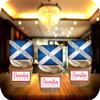 12 x Scottish Flag Burns Night NEW STAND UP Edible Wafer or Icing Cupcake Toppers Scotland Party Cake Decorations Perfect For Brownies Cookies Muffins & More! (Premium Icing Sheet) view 1