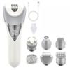 CENMEN Electric Trimmer for Women 6 in 1 Painless Wet & Dry Women Shaver for Arm, Underarm, Bikini, Legs, Replaceable Heads view 1