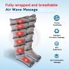 6 Chambers Air Compression Leg Massager Waist Arm Leg Wraps Foot Ankles Calf Massage Machine Pressotherapy Boots Circulation Improve Pain Relax view 3