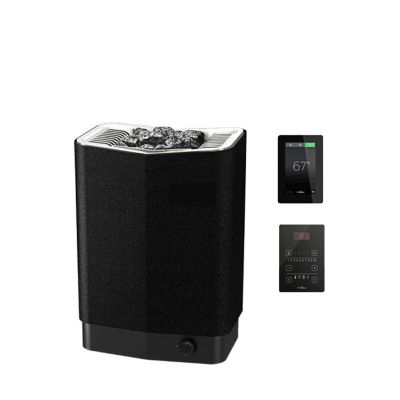 AIRYSSFU Bastungmaskin, Large Commercial Dry Steam Furnace Flocking Anti-scalding Stainless Steel Double Layer Sauna Furnace Fumigation Heating Equipment