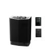 AIRYSSFU Bastungmaskin, Large Commercial Dry Steam Furnace Flocking Anti-scalding Stainless Steel Double Layer Sauna Furnace Fumigation Heating Equipment
