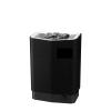 AIRYSSFU Bastungmaskin, Large Commercial Dry Steam Furnace Flocking Anti-scalding Stainless Steel Double Layer Sauna Furnace Fumigation Heating Equipment view 3