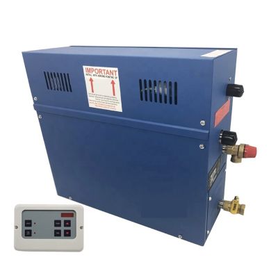 AIRYSSFU Bastungmaskin, Commercial Self-Draining Sauna Steam Generator Shower System 10.5KW Sauna Room Steam Bath Generator With Controller For Suitable Space Heating