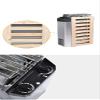 AIRYSSFU Bastungmaskin, Sauna Heater Sauna Heater Stove With Internal Control Dry Steam Furnace External Control Furnace With Controller Wooden Fence Anti-scalding(3.0KW) view 4
