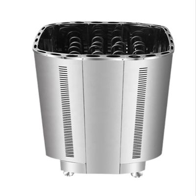 AIRYSSFU Bastungmaskin, Stainless Steel Sauna Heater Stove Sauna Heater With External Controller Sauna Room Heating Equipment Double-layer Thermal Insulation Protection(SAW-120-6)