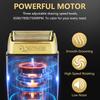 AOOWU Electric Razor for Men - 2 in 1 Foil Shaver With Precision Hair and Beard Trimmer, Cordless Rechargeable Waterproof Head Shaver for Bald Men view 3
