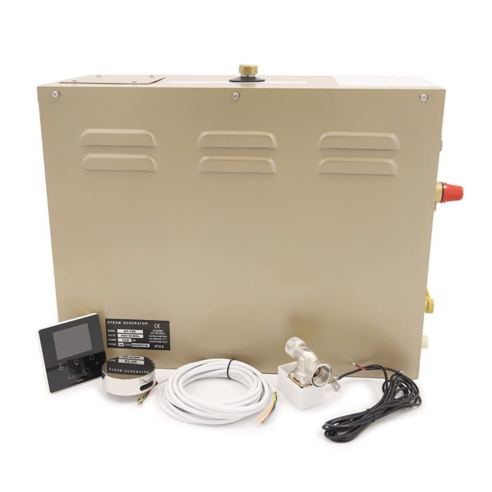 AIRYSSFU Sauna Steam Machine, 3KW Steam Shower Generator Kit Commercial Steam Generator Shower System Steam Bath Generator For Sauna Room Spa