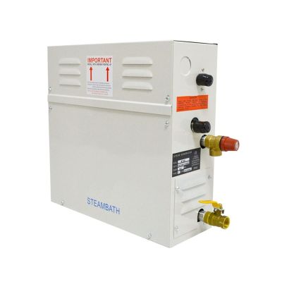 AIRYSSFU Bastungmaskin, 15KW 18kw Steam Generator Household Steam Bath Sauna Dry Stream Furnace Wet Steam Steamer Digital Controller(18KW)