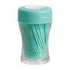 200pcs Double-Head Toothpick,Disposable Plastic Multicolor Dental Pick Braces Cleaner Brush Oral Care Toothpicks view 1